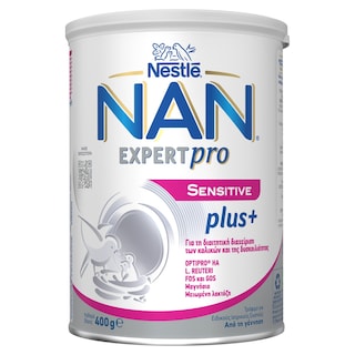 NAN | Γάλα Βρεφικό Σκόνη Expert Pro Sensitive Plus 0+ Μηνών 400g