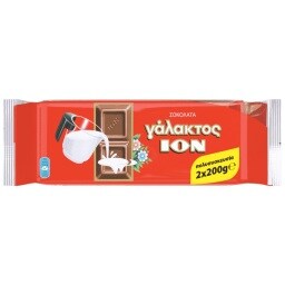ΙΟΝ | Σοκολάτα Γάλακτος 2x200g