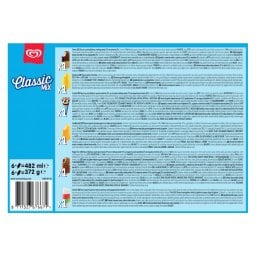 ALGIDA | Παγωτό Classic Mix 6x62g