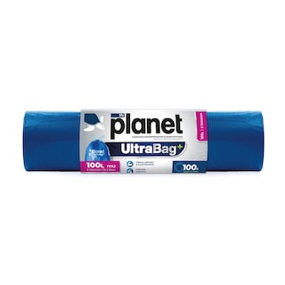 PLANET | Σακούλες Απορριμμάτων UltraBag+ Γίγας 100lt 8 Τεμάχια