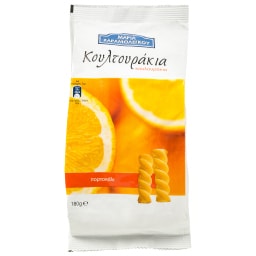 ΚΟΥΛΤΟΥΡΑΚΙΑ | Κουλούρια Γλυκά Πορτοκάλι 180g