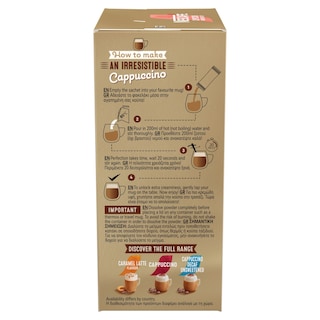 NESCAFE | Στιγμιαίος Καφές Cappuccino Unsweetened Taste 7x14.2g