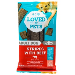 LOVED BY PETS | Σνακ Σκύλων Μοσχάρι Φέτες 120g