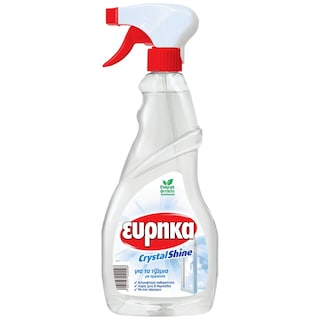 ΕΥΡΗΚΑ | Καθαριστικό Τζαμιών Crystal Shine Αντλία 750ml