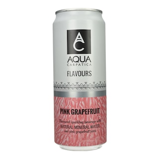 AQUA CARPATICA | Νερό Ανθρακούχο Pink Grapefruit Κουτί 330ml