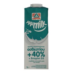 MMMILK | ΓΑΛΑ ΥΨΗΛΗΣ ΠΑΣΤΕΡΙΩΣΗΣ 40% ΠΕΡΙΣΣΟΤΕΡΟ ΑΣΒΕΣΤΙΟ 1 LT