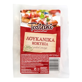 TOSTAKI | Λουκάνικα Κοκτέιλ Χωρίς Γλουτένη 250g