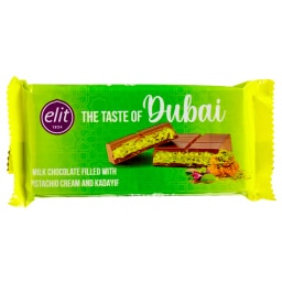 ELIT | Σοκολάτα Γάλακτος Dubai Φιστίκι Κανταΐφι 90g