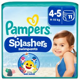 PAMPERS | Πάνες βρακάκι Μαγιό Μωρού Splashers Νο4-5 9-15kg 11 Τεμάχια