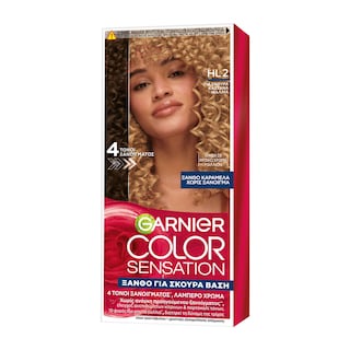 COLOR SENSATION | Βαφή Μαλλιών HL2 Ξανθό Καραμέλα 1 Τεμάχιο