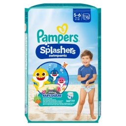 PAMPERS | Πάνες βρακάκι Μαγιό Μωρού Splashers Νο5-6 14kg+ 10 Τεμάχια