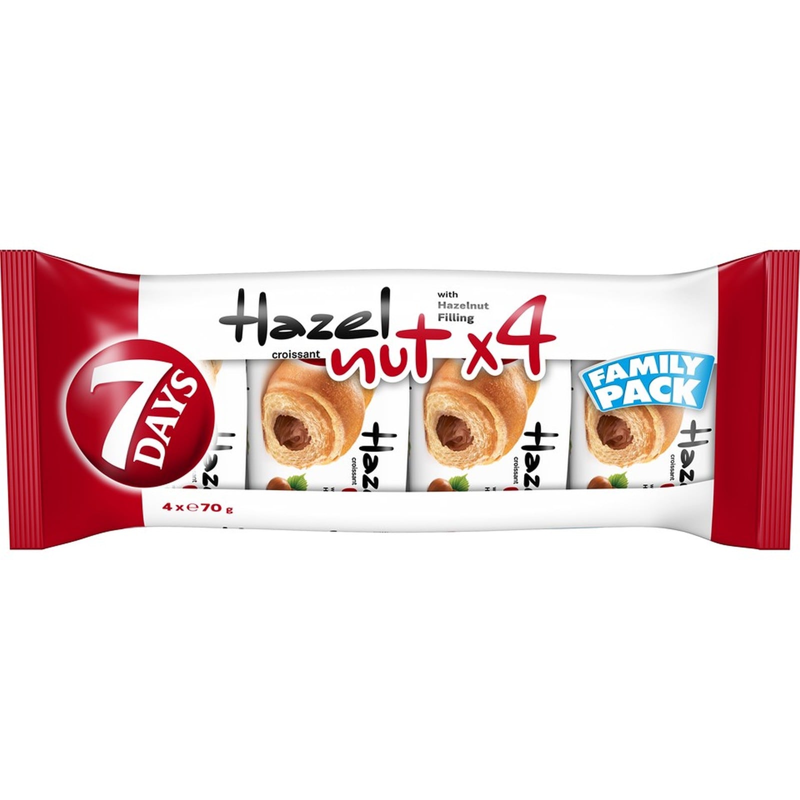 Κρουασάν Πραλίνα Φουντουκιού 4x70g