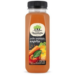 ΟΙΚΟΓΕΝΕΙΑ ΧΡΙΣΤΟΔΟΥΛΟΥ | Φυσικός Χυμός Μήλο Πορτοκάλι Καρότο 250ml