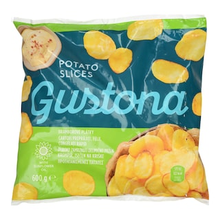 GUSTONA | Πατάτες Ροδέλα Προτηγανισμένες 600g