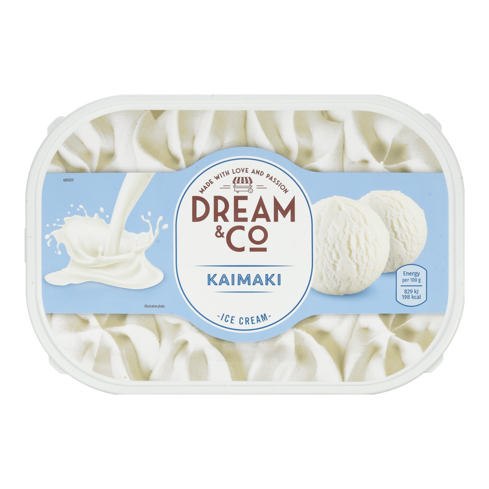 DREAM & CO Παγωτό Καϊμάκι 980g