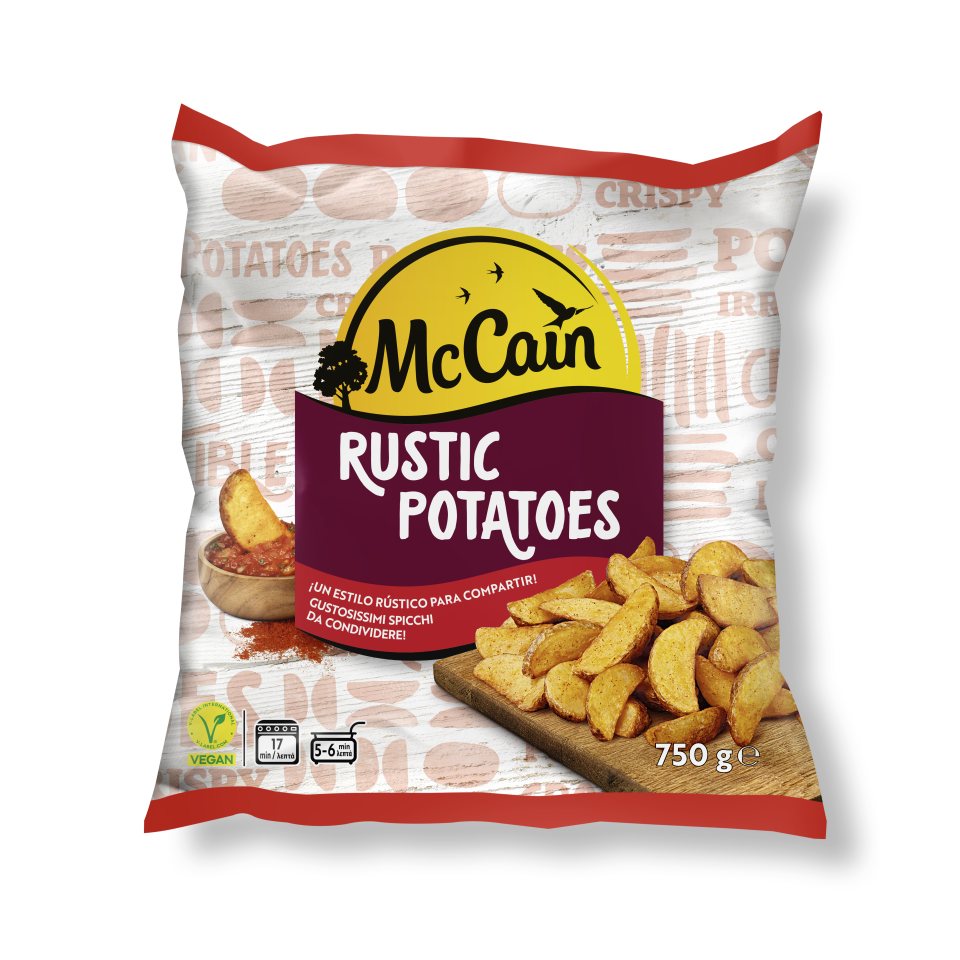 McCAIN Πατάτες Rustic Κατεψυγμένες 750g