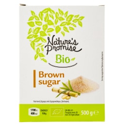 NATURES PROMISE BIO | Ζάχαρη Καστανή Bio 500g