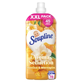 SOUPLINE | Συμπυκνωμένο Μαλακτικό Aroma Βανίλια Μανταρίνι 78 Μεζούρες