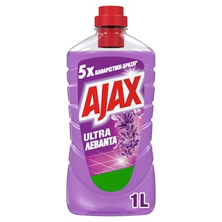 AJAX | ULTRA | Καθαριστικό Πατώματος Ultra Λεβάντα 1lt