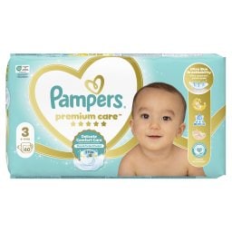 PAMPERS | PAMPERS PREMIUM CARE N3 60T JUMBO PREMIUM CARE NΟΥΜΕΡΟ 3 (5-9 KG) 60 ΤΕΜ