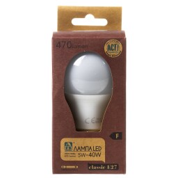 ΑΒ | Lamp Led E27 6W 1 Piece