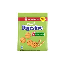 ΠΑΠΑΔΟΠΟΥΛΟΥ | DIGESTIVE | Μπισκότα Mini Digestive Χωρίς Ζάχαρη 70g