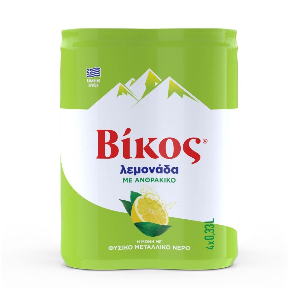 Λεμονάδα με Ανθρακικό Κουτί 4x330ml