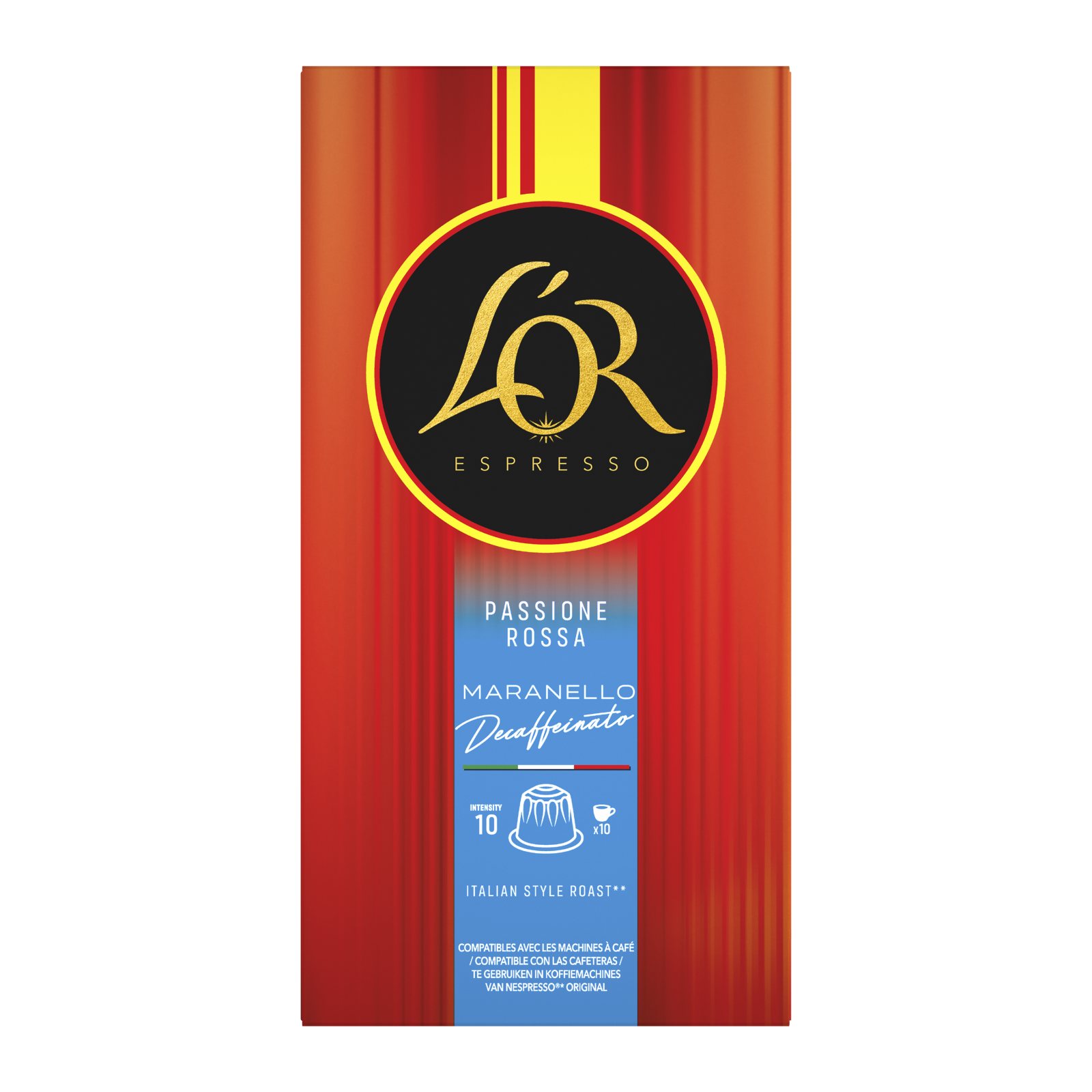 LOR Κάψουλες Καφέ Espresso Maranello Decaf 10x5.2g