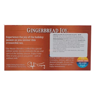 TWININGS | Αφέψημα Μαύρο Τσάι Gingerbread Joy 2x20g
