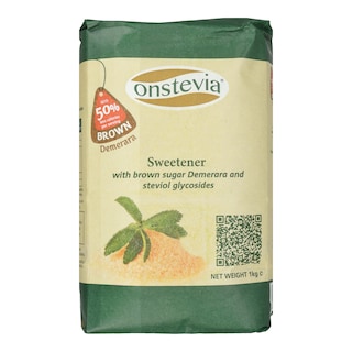 ONSTEVIA | Γλυκαντικό Καστανή Ζάχαρη Στέβια 1kg