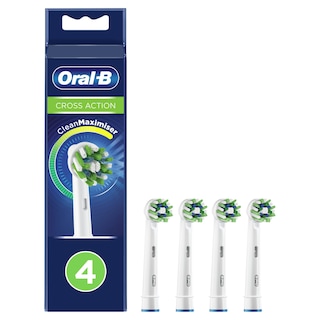ORAL B | Ανταλλακτικές Κεφαλές Cross Action 4 Τεμάχια