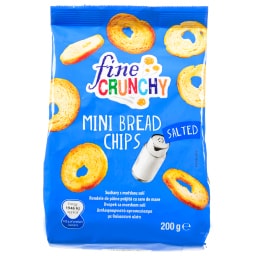 FINE CRUNCHY | Mini Bread Chips Αλάτι 200g