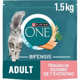 PURINA ONE | Γατοτροφή Adult Σολομός & Δημητριακά 1.5Κg