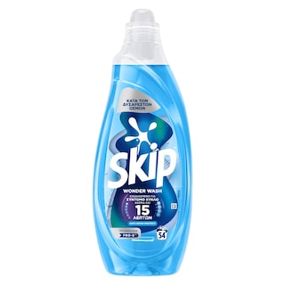 SKIP | Yγρό Πλυντηρίου Ρούχων Wonder Wash Anti Odor Protect 54 Μεζούρες