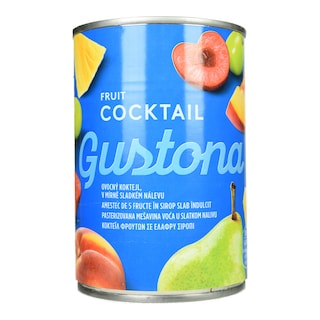 GUSTONA | Κομπόστα Κοκτέιλ Φρούτων 410g