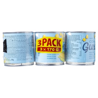 GUSTONA | Καλαμπόκι Γλυκό 3x140g