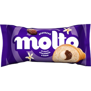 MOLTO | Κρουασάν Double Κακάο Βανίλια 98g
