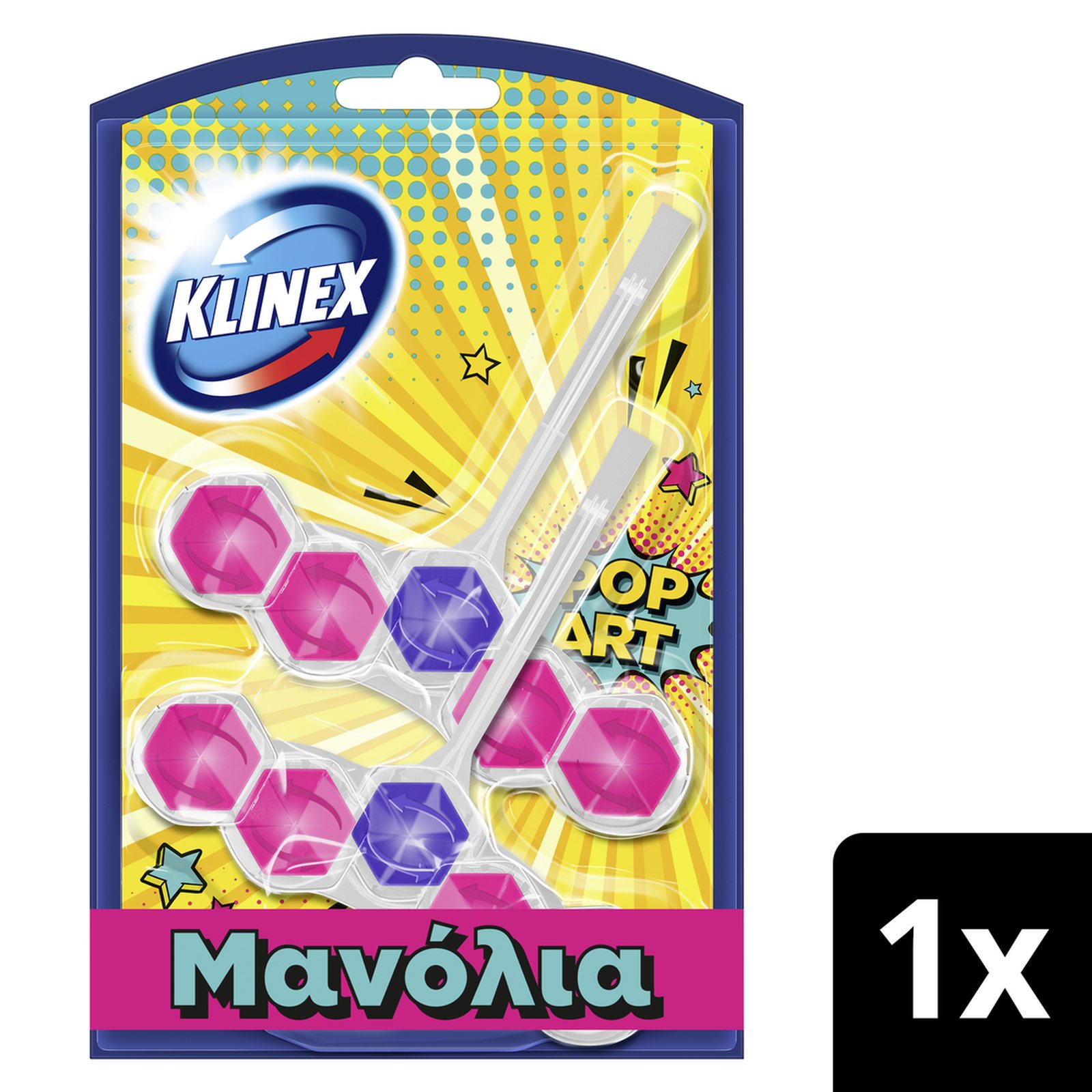 WC Block Pop Art Μανόλια 2x50g