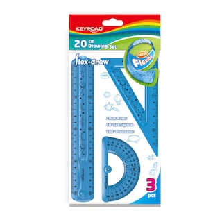 KEYROAD | Σετ Γεωμετρίας Flexible Tattoo Διάφορα Χρώματα 3 Τεμάχια