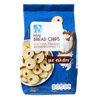 ΑΒ | Mini Bread Chips με Αλάτι 250g