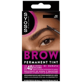 SYOSS | Βαφή Φρυδιών Brow Tint Μαύρο 1 Τεμάχιο