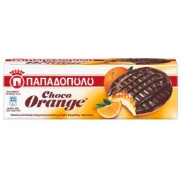ΠΑΠΑΔΟΠΟΥΛΟΥ | CHOCO ORANGE | Μπισκότα Μαρμελάδα Πορτοκάλι Σοκολάτα 150gr