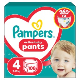 PAMPERS | Πάνες Βρακάκι Pants Νο4 108 Τεμάχια
