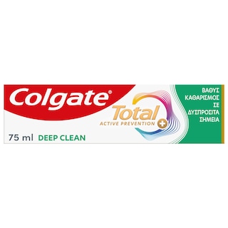 COLGATE | Οδοντόκρεμα Total Active Prevention Deep Clean 75ml