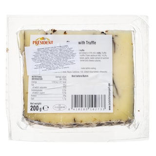 PRESIDENT | Τυρί Σκληρό με Τρούφα 200g