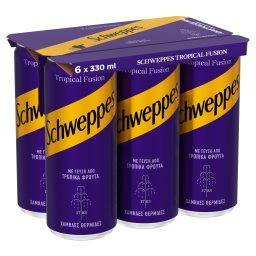 SCHWEPPES | Αναψυκτικό Tropical Fusion 6x330ml