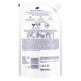 DOVE | Υγρό Σαπούνι Ανταλλακτικό 500ml