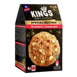 ΑΛΛΑΤΙΝΗ | SOFT KINGS | Μπισκότα Soft Kings Strawberry Cheesecake 160g