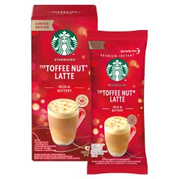 STARBUCKS | Στιγμιαίος Καφές Toffee Nut Latte 4x23g