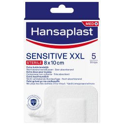 HANSAPLAST | Επιθέματα Sensitive XXL Αντιβακτηριδιακά 5 Τεμάχια